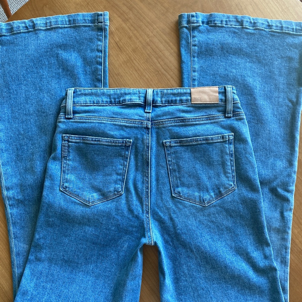 PAIGE Genevieve Flare Jeans in Folk (Size 29 Tall) - Picture 8 of 11